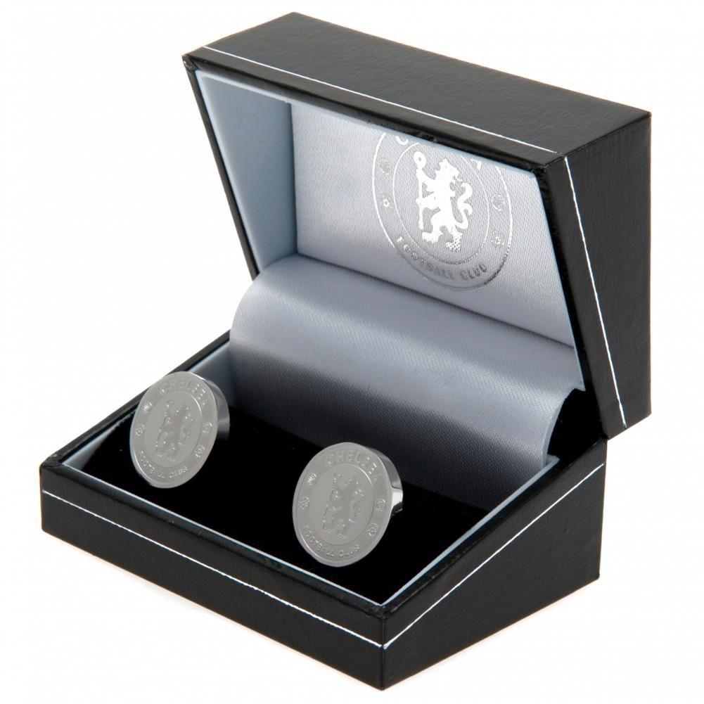 Official Chelsea FC Stainless Steel Formed Cufflinks