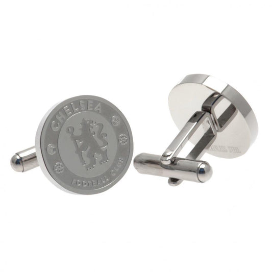 Official Chelsea FC Stainless Steel Formed Cufflinks