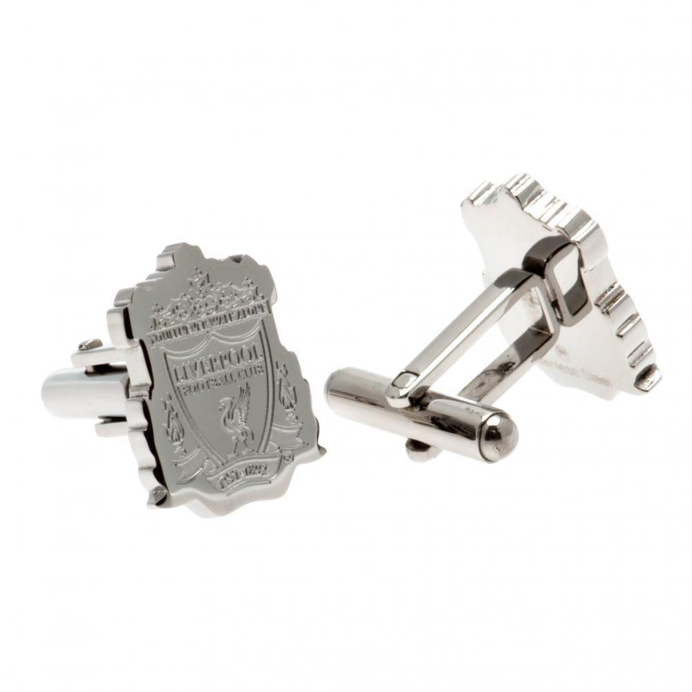 Official Liverpool FC Stainless Steel Formed Crest Cufflinks