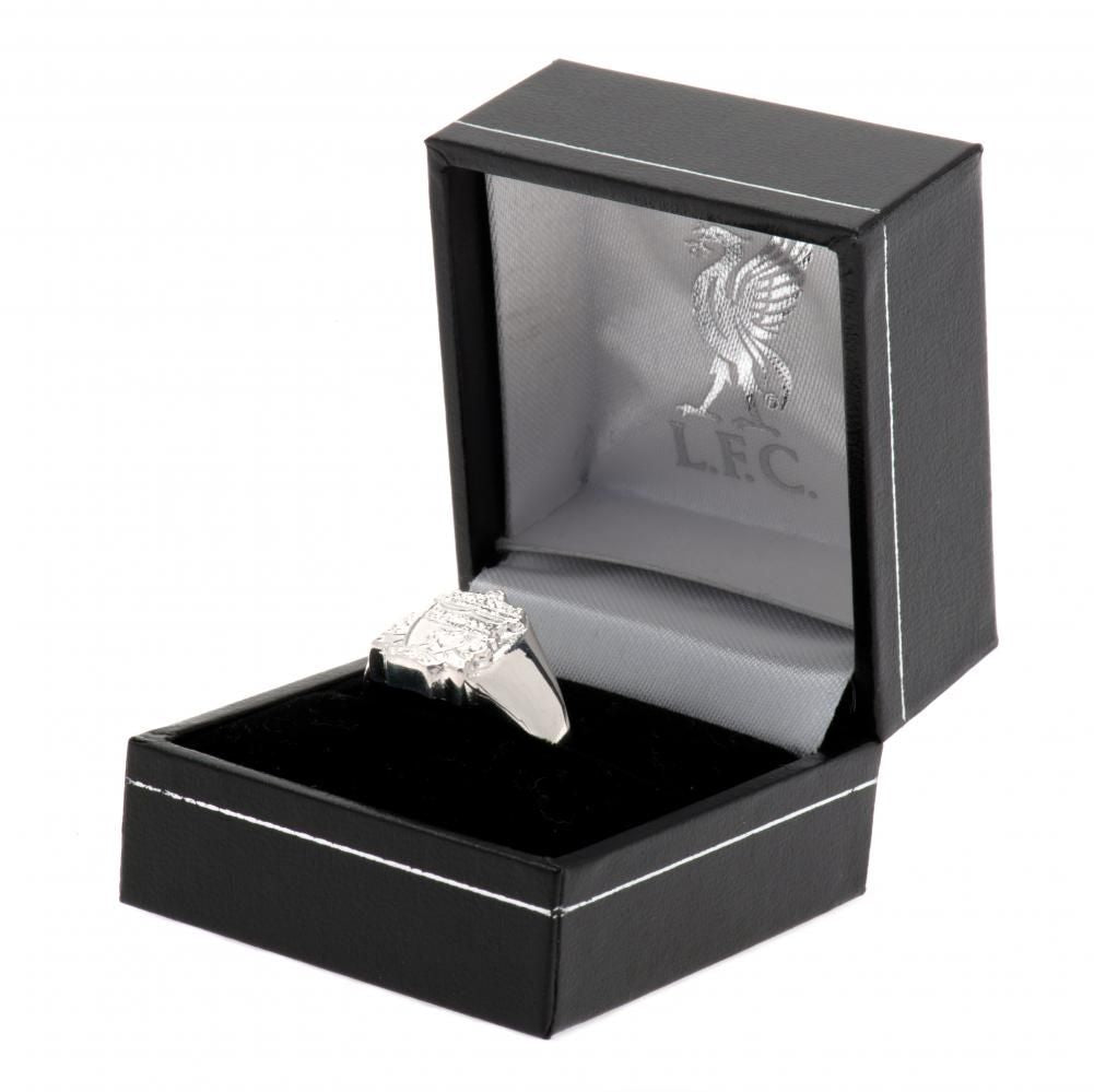 Official Liverpool FC Sterling Silver Ring Medium