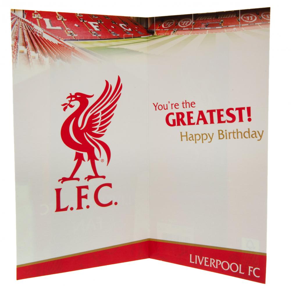 Official Liverpool FC No. 1 Dad Birthday Card