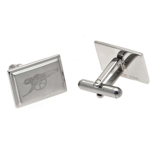 Official Arsenal FC Stainless Steel Cannon Cufflinks