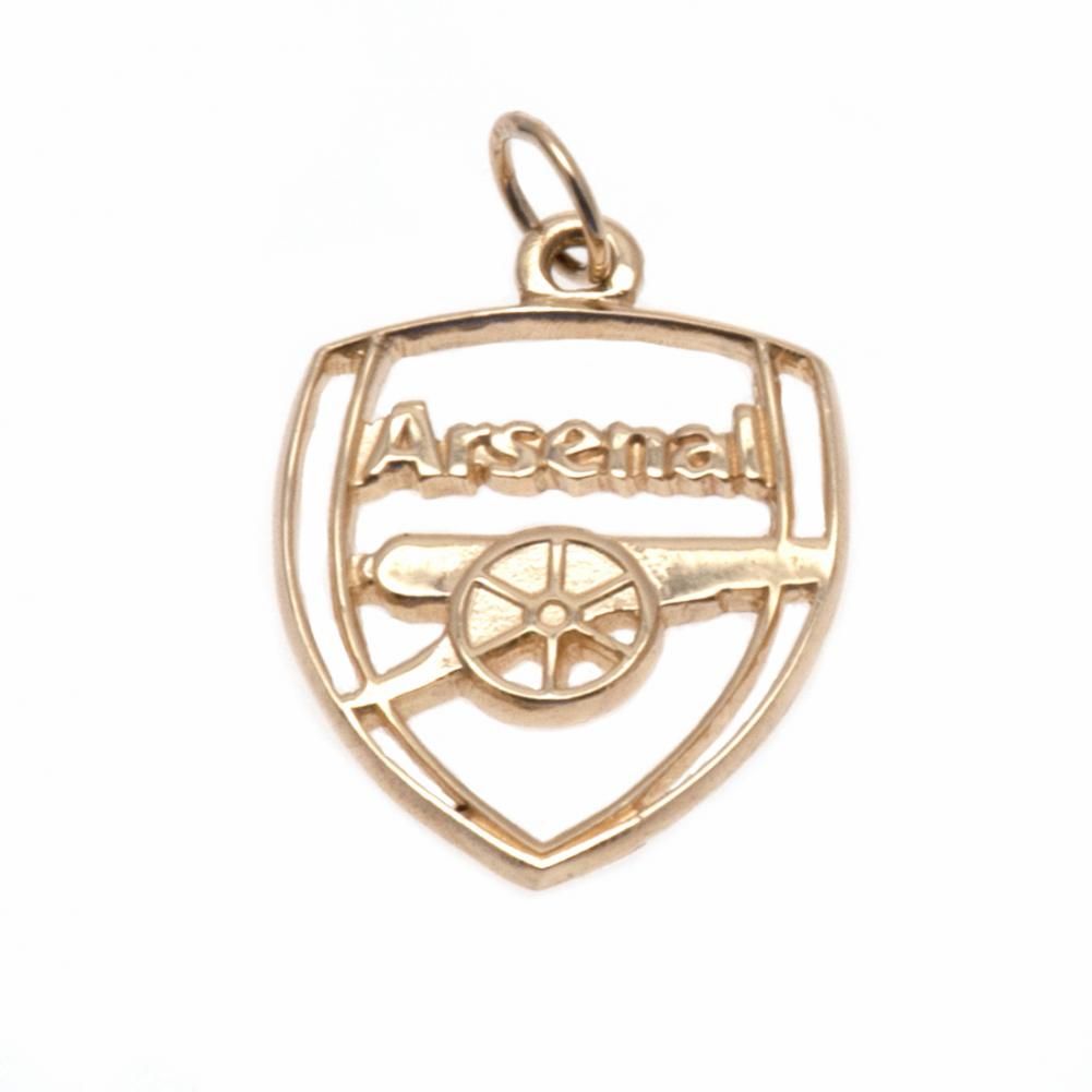 Official Arsenal FC 9ct Gold Pendant Crest