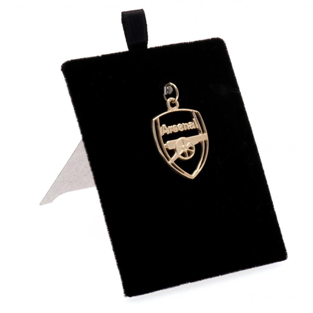 Official Arsenal FC 9ct Gold Pendant Crest