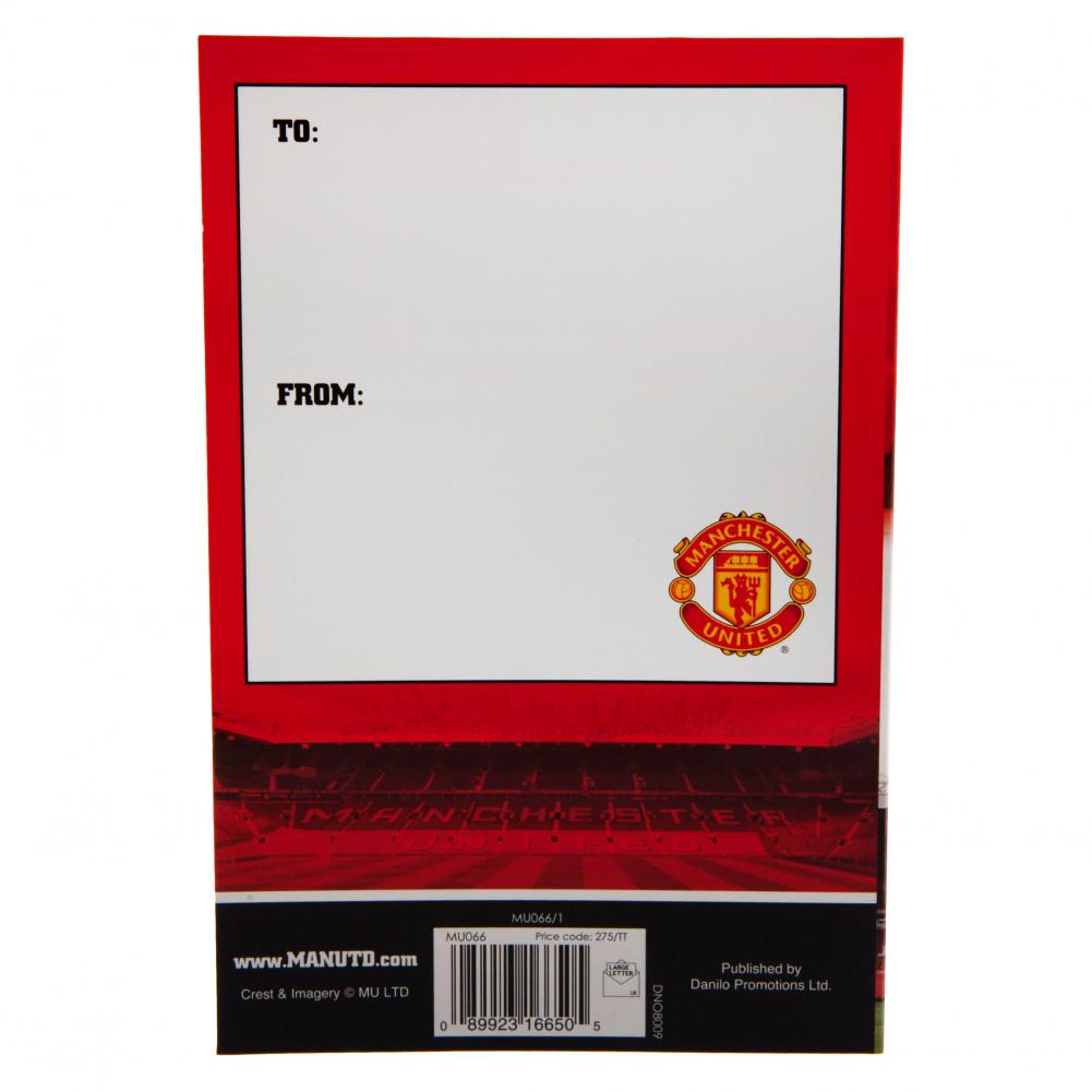 Official Manchester United FC Pop-Up Birthday Card