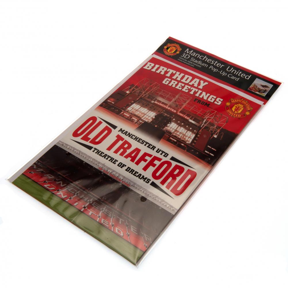 Official Manchester United FC Pop-Up Birthday Card