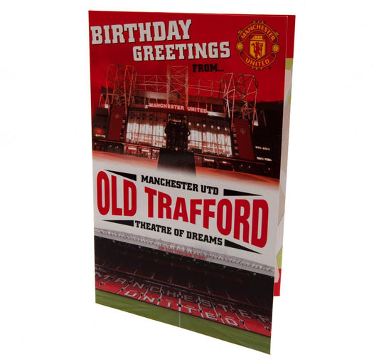 Official Manchester United FC Pop-Up Birthday Card