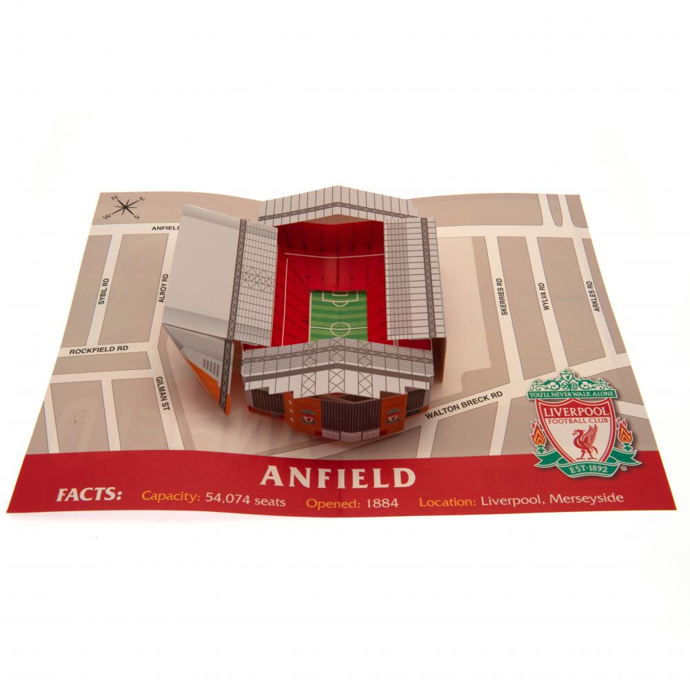 Official Liverpool FC Pop-Up Birthday Card