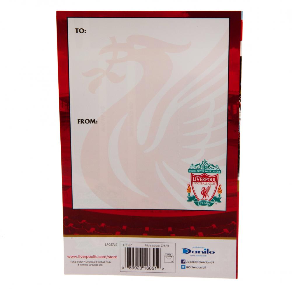 Official Liverpool FC Pop-Up Birthday Card