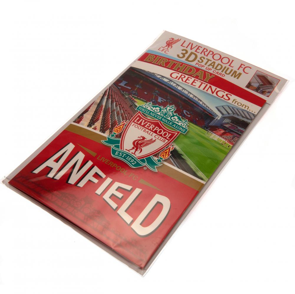 Official Liverpool FC Pop-Up Birthday Card