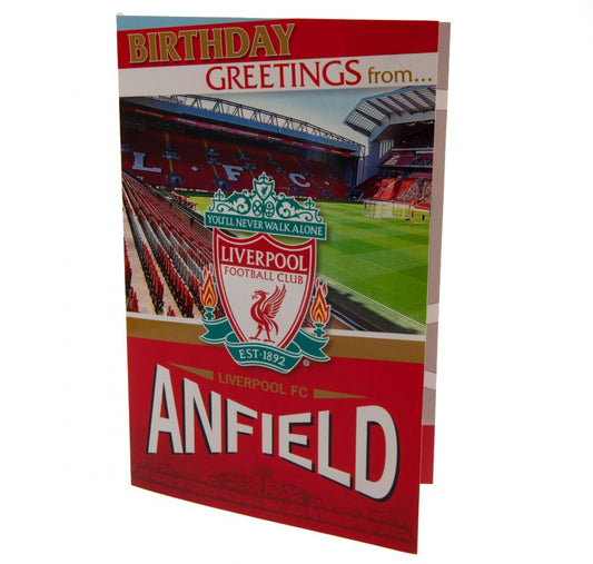 Official Liverpool FC Pop-Up Birthday Card