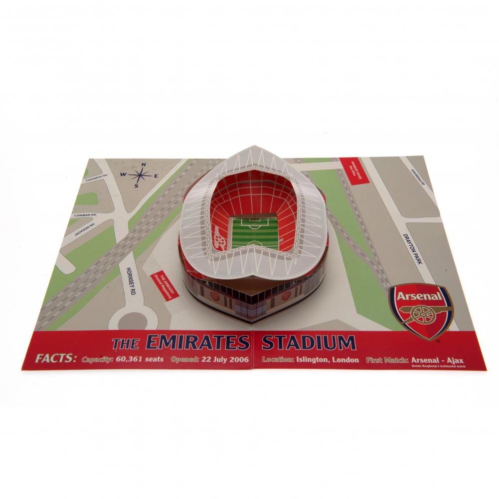 Official Arsenal FC Pop-Up Birthday Card