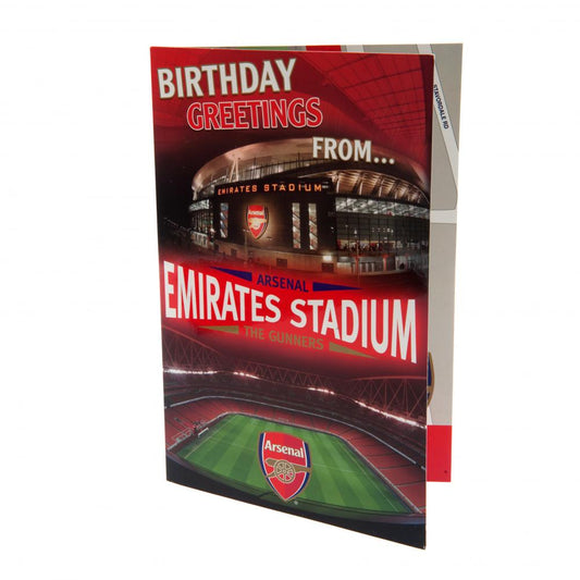 Official Arsenal FC Pop-Up Birthday Card