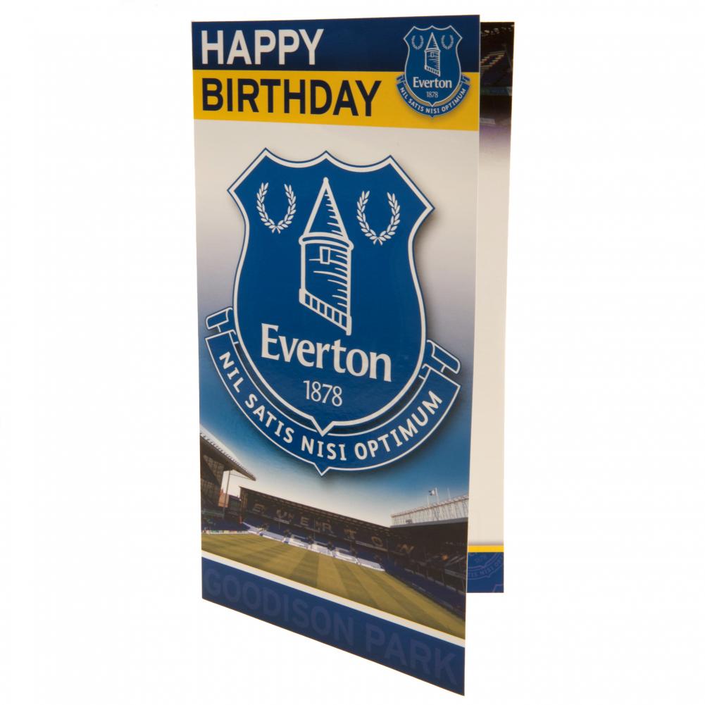 Official Everton FC Stadium Birthday Card