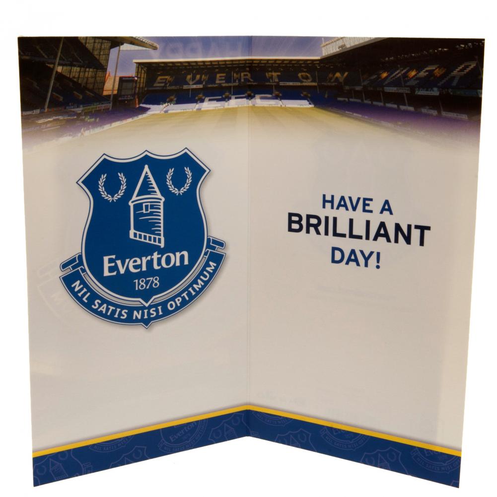 Official Everton FC Stadium Birthday Card