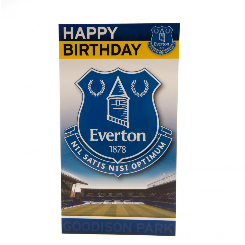 Official Everton FC Stadium Birthday Card