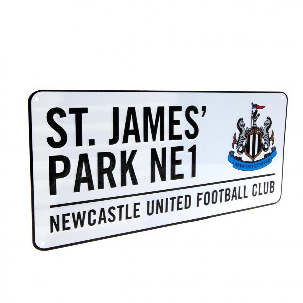 Official Newcastle United FC White Street Sign