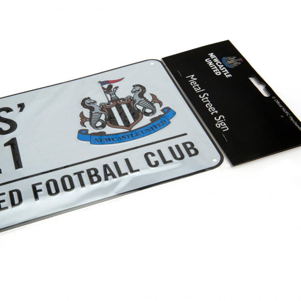 Official Newcastle United FC White Street Sign