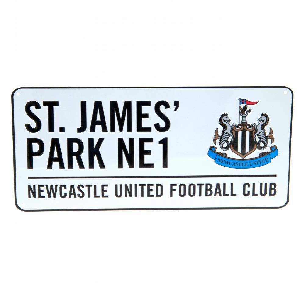 Official Newcastle United FC White Street Sign