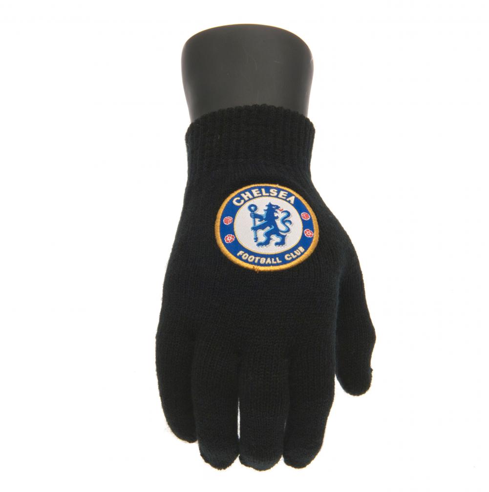 Official Chelsea FC Knitted Gloves Junior