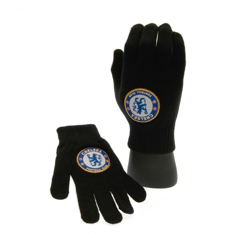 Official Chelsea FC Knitted Gloves Junior