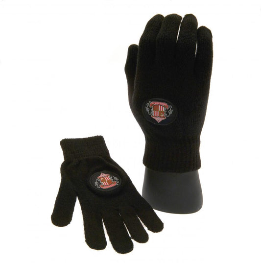 Official Sunderland AFC Knitted Gloves Junior