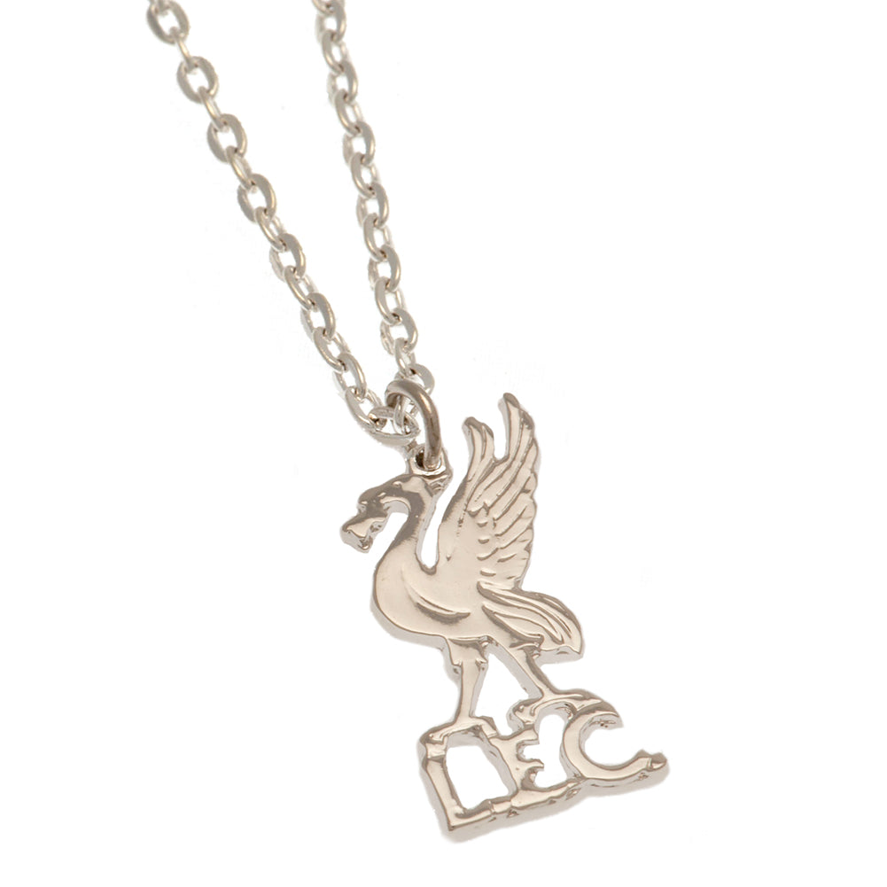 Official Liverpool FC Silver Plated Pendant & Chain LB