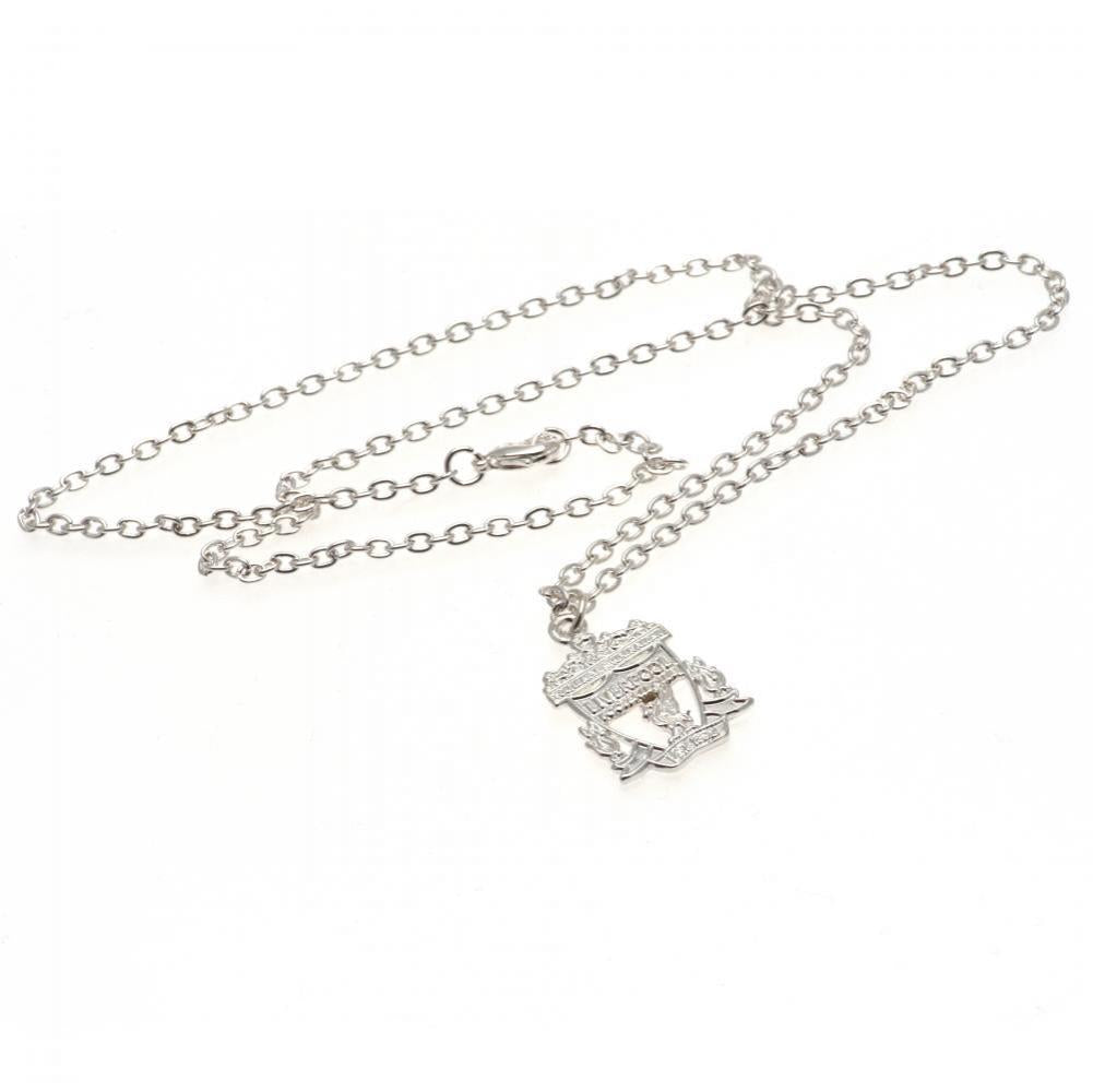 Official Liverpool FC Silver Plated Pendant & Chain CR