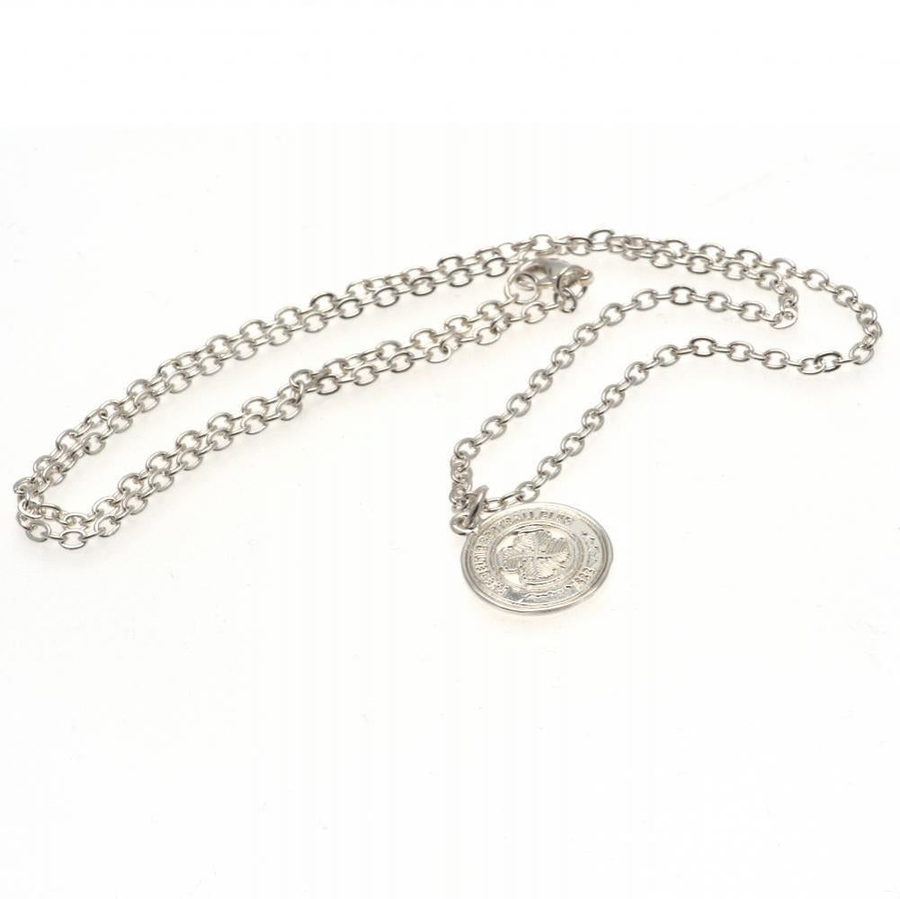 Official Celtic FC Silver Plated Pendant & Chain