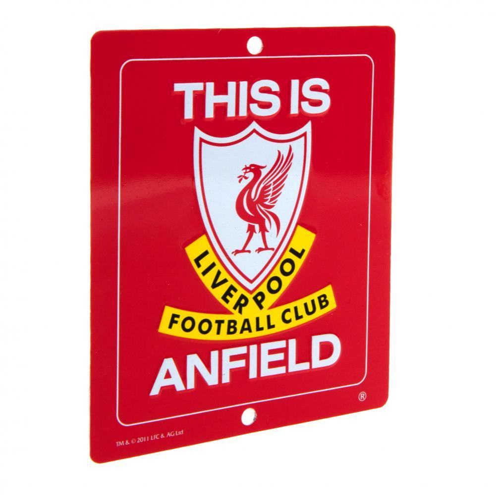 Official Liverpool FC This Is Anfield Window Sign