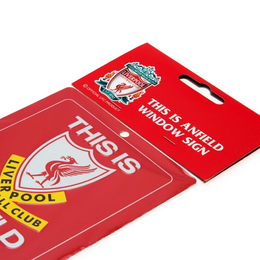 Official Liverpool FC This Is Anfield Window Sign