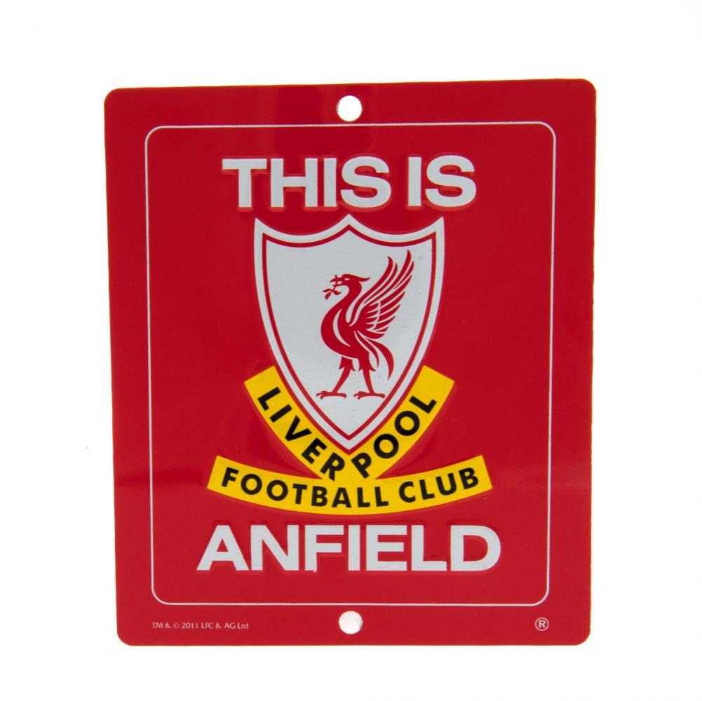 Official Liverpool FC This Is Anfield Window Sign