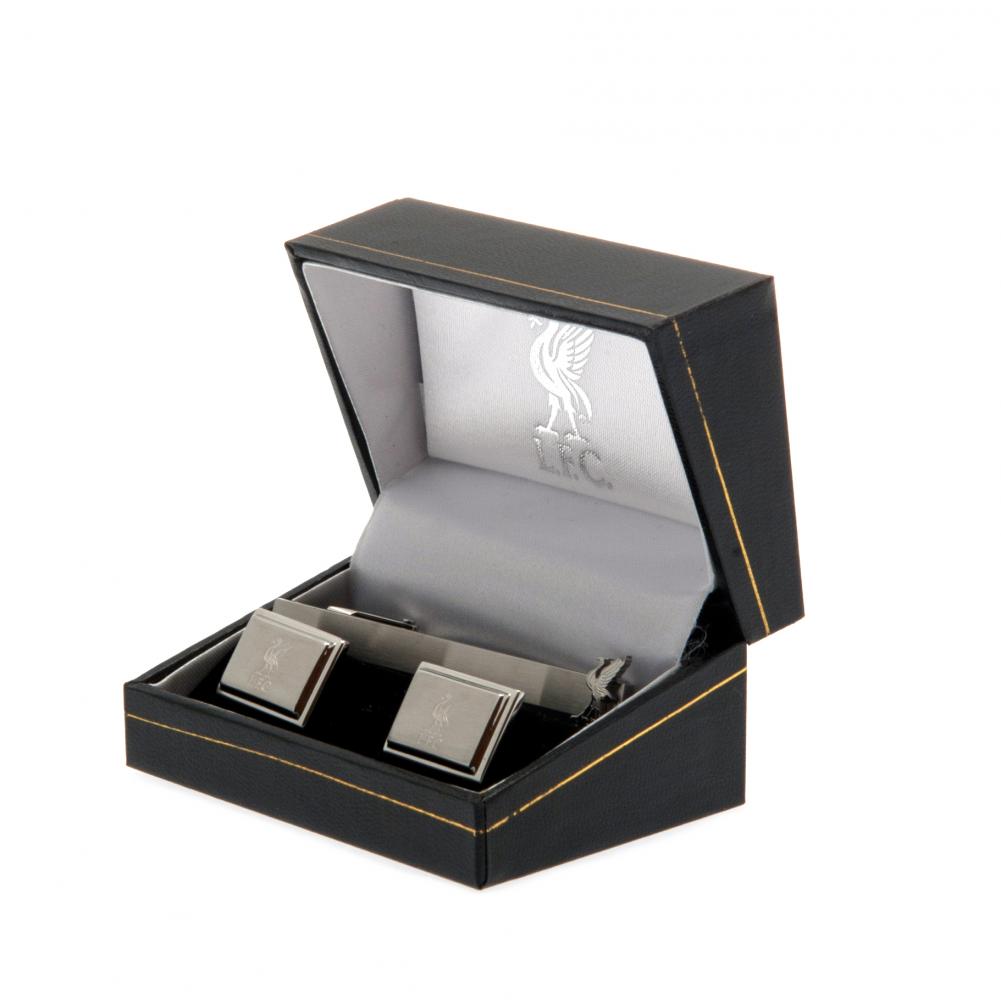 Official Liverpool FC Tie Slide & Cufflink Set