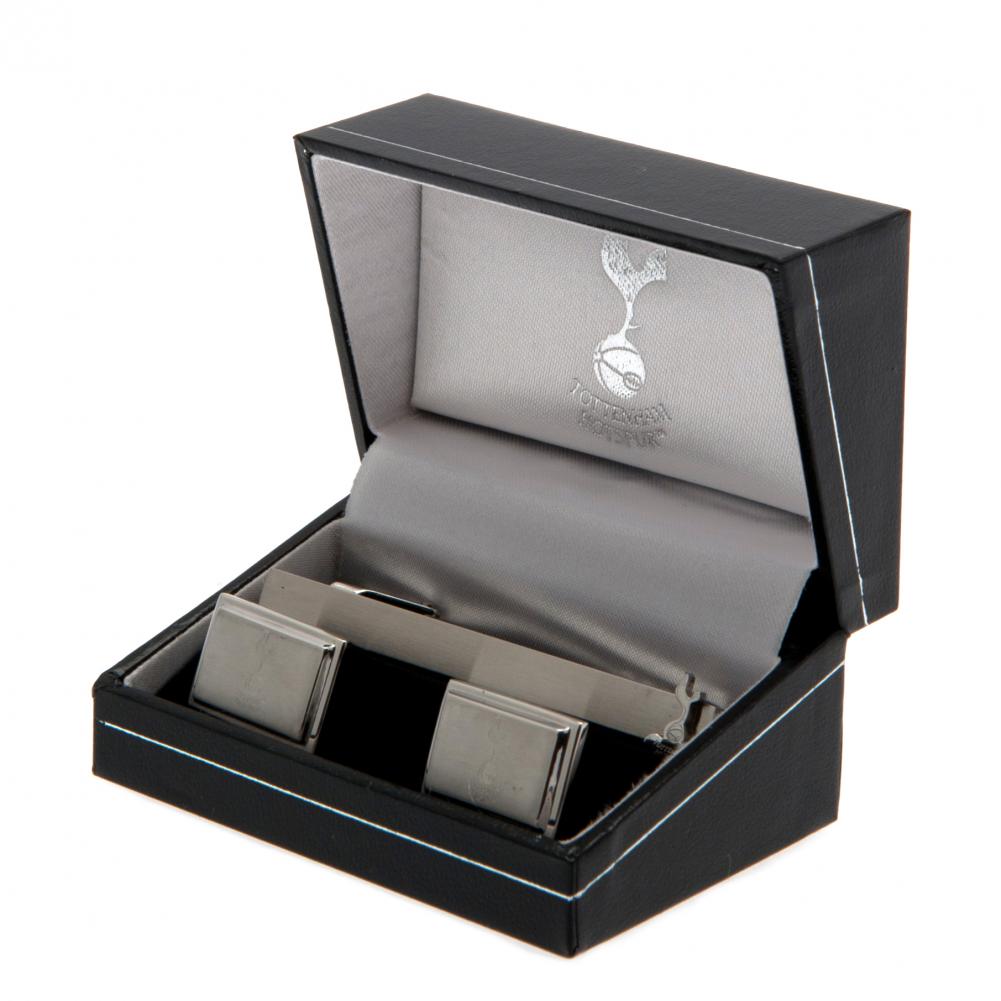 Official Tottenham Hotspur FC Tie Slide & Cufflink Set