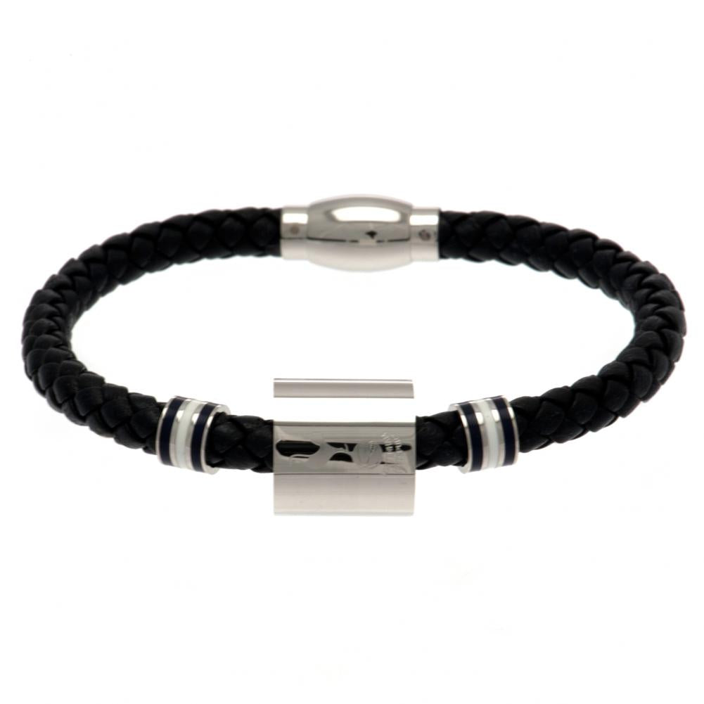 Official Tottenham Hotspur FC Colour Ring Leather Bracelet