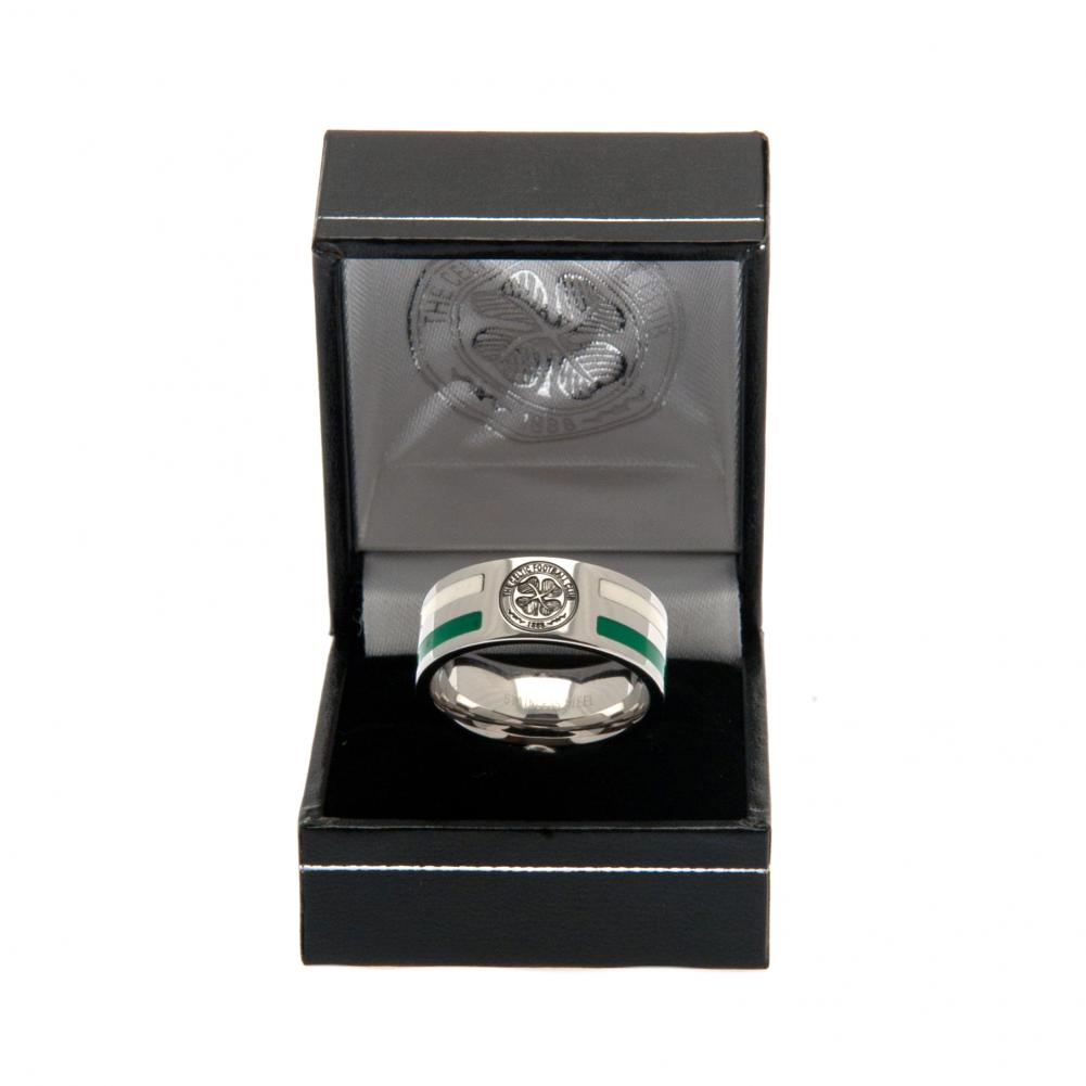 Official Celtic FC Colour Stripe Ring Medium