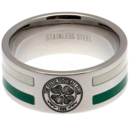 Official Celtic FC Colour Stripe Ring Large