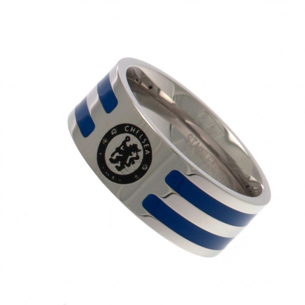 Official Chelsea FC Colour Stripe Ring Medium