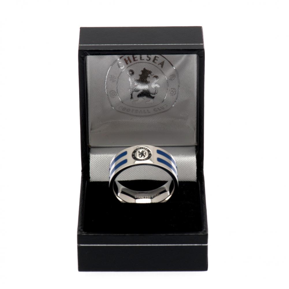 Official Chelsea FC Colour Stripe Ring Medium