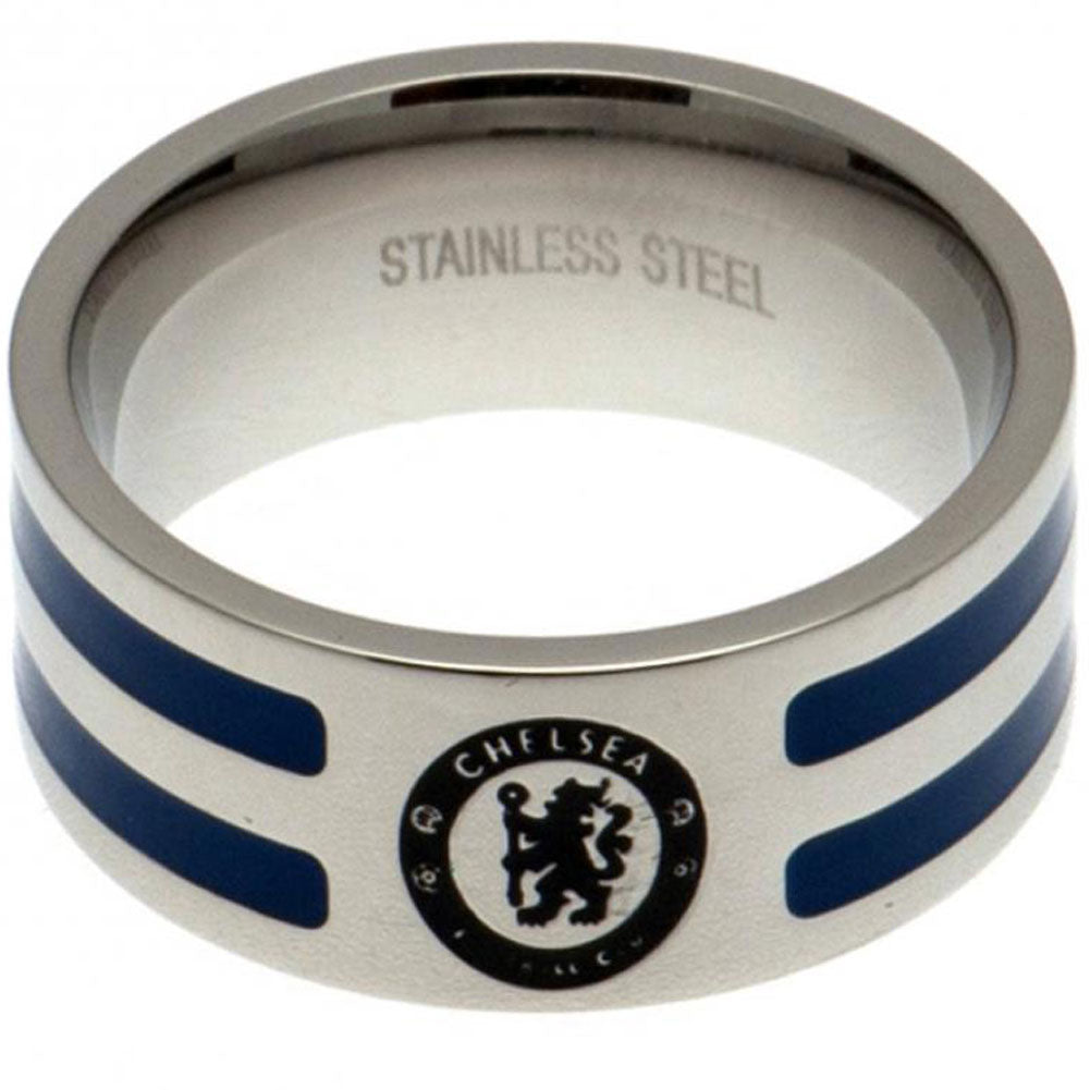 Official Chelsea FC Colour Stripe Ring Small