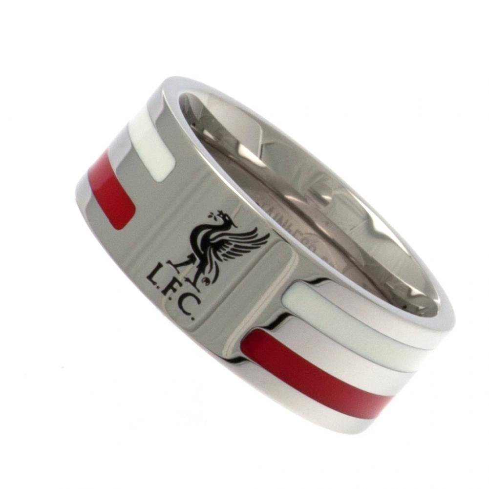 Official Liverpool FC Colour Stripe Ring Medium