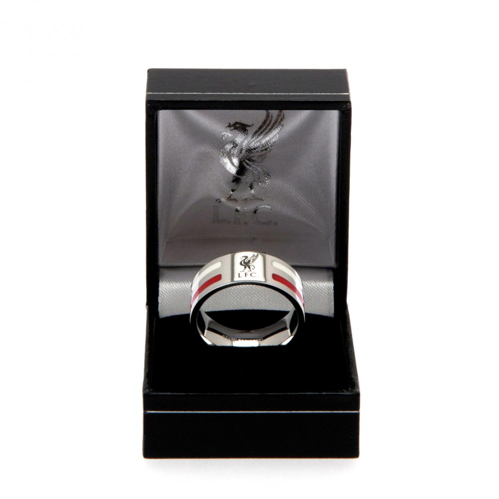 Official Liverpool FC Colour Stripe Ring Medium