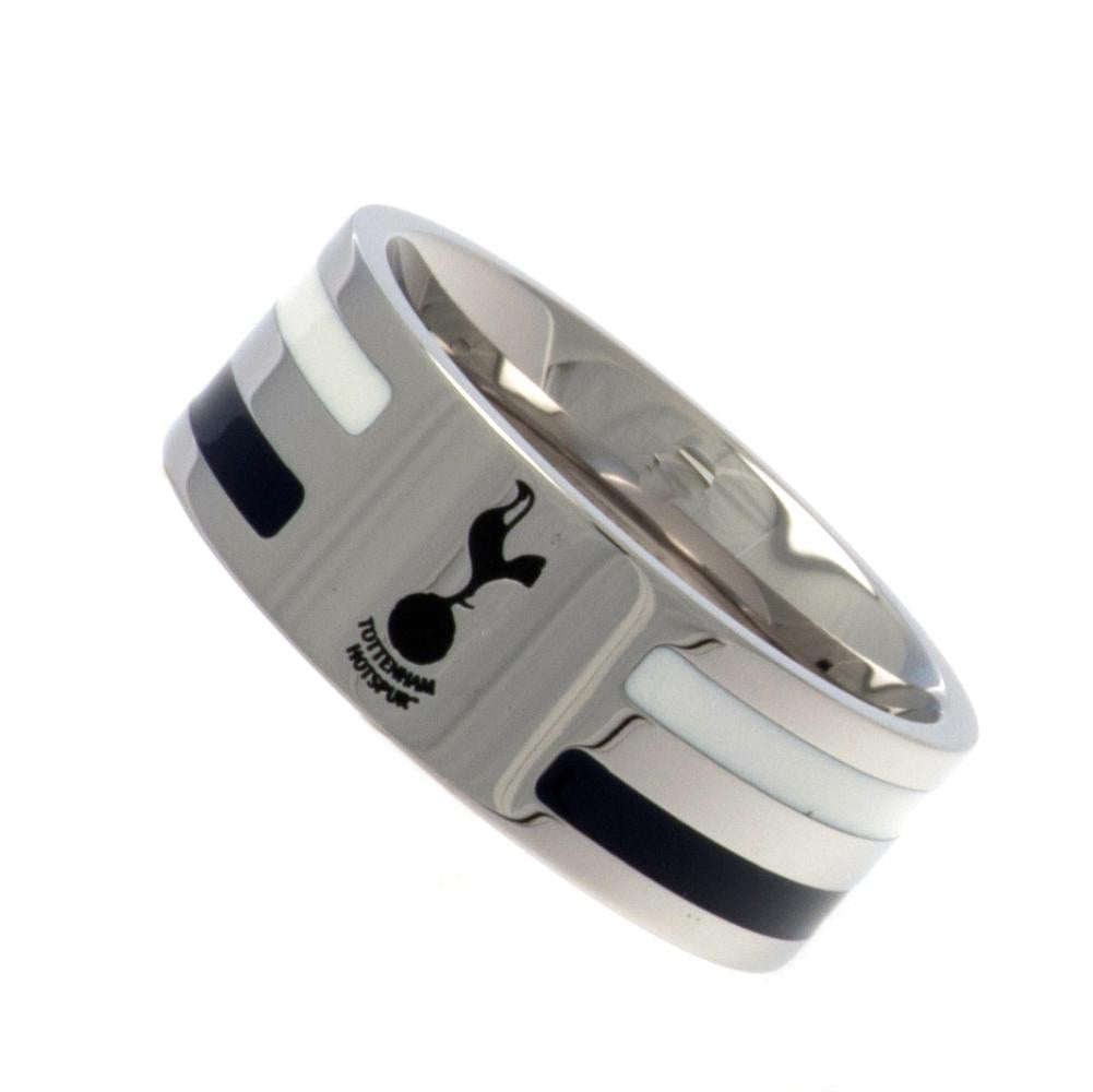 Official Tottenham Hotspur FC Colour Stripe Ring Medium