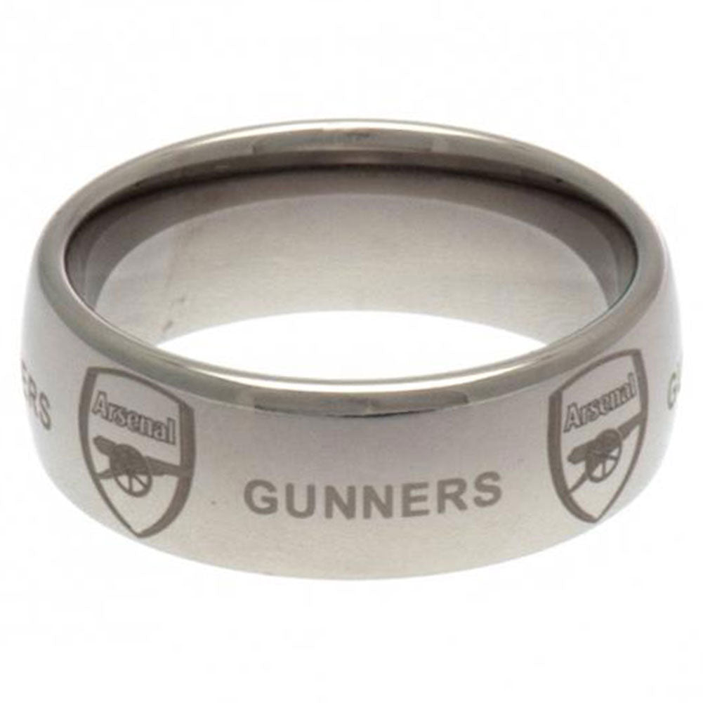 Official Arsenal FC Super Titanium Ring Medium