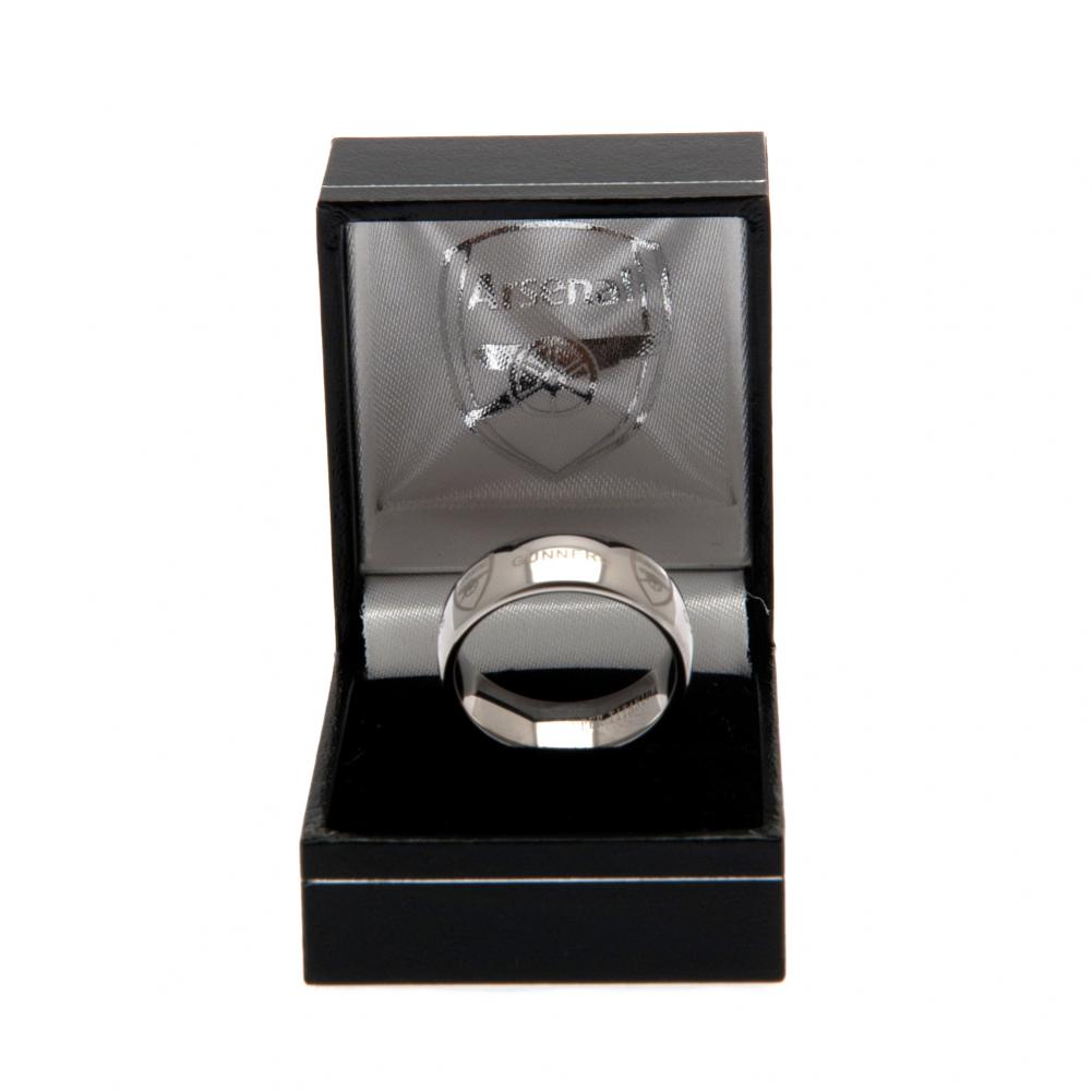 Official Arsenal FC Super Titanium Ring Medium