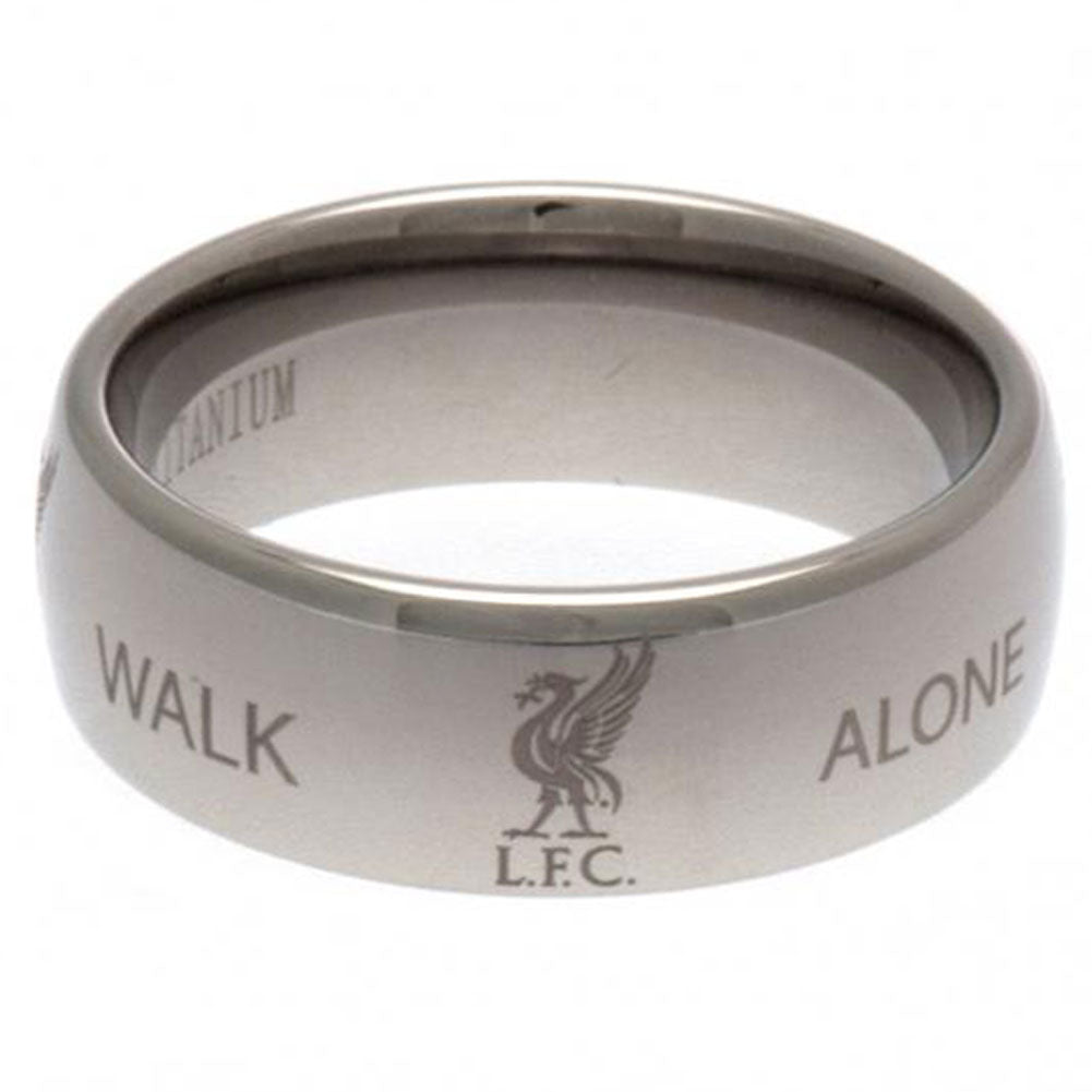 Official Liverpool FC Super Titanium Ring Medium