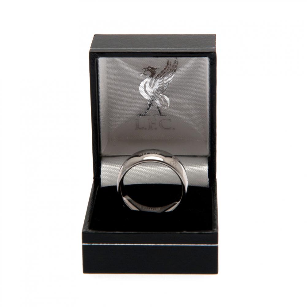 Official Liverpool FC Super Titanium Ring Large