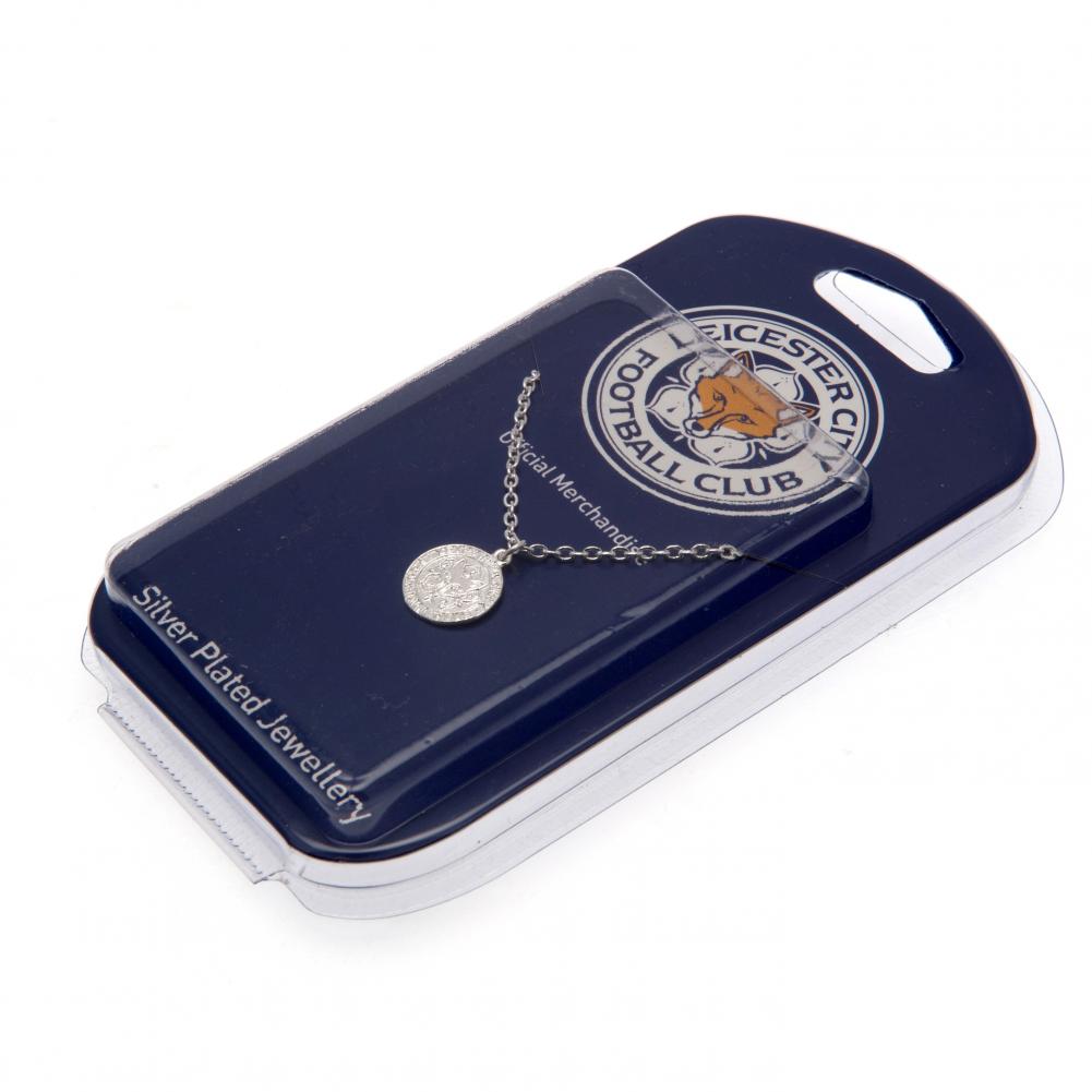 Official Leicester City FC Silver Plated Pendant & Chain