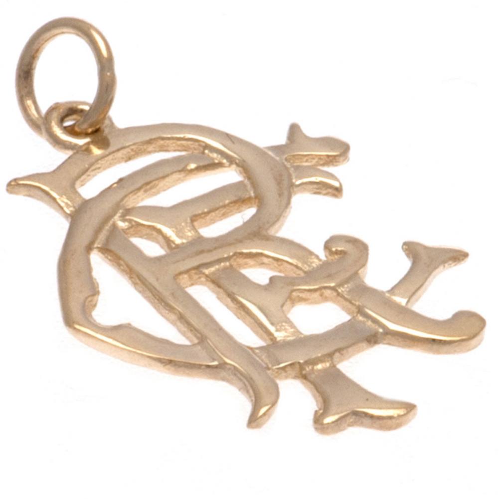 Official Rangers FC 9ct Gold Pendant Large