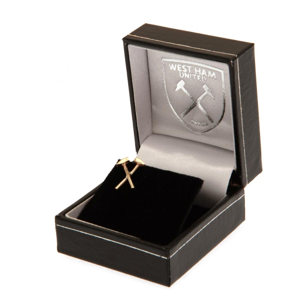 Official West Ham United FC 9ct Gold Earring